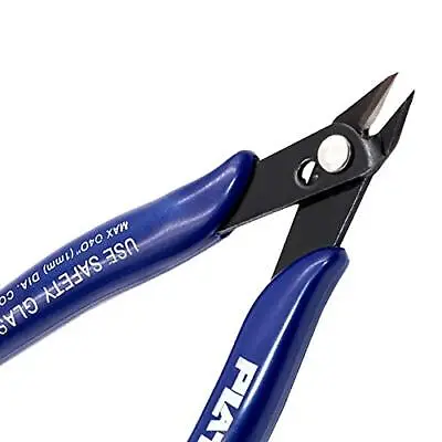 Blue Flush Cutter Mini Diagonal Cutting Pliers Side Cutter Nippers Wire Cutter • $11.76