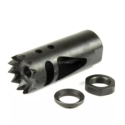 Concussion 1/2x28 TPI Competition Shark Muzzle Brake For .223 22LR • $29.99