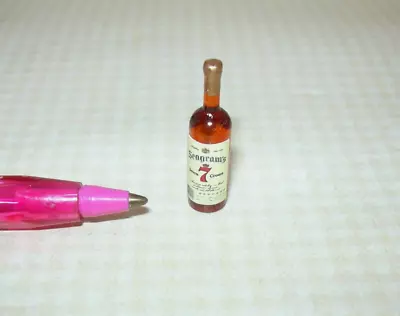 Miniature Single Liquor Bottle For The DOLLHOUSE Bar #29 1:12 Scale 1  Tall • $2.98