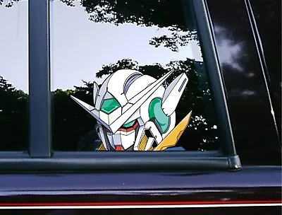 Gundam Exia Peeker Peeking Window Vinyl Decal Mobile Suit Anime Car Stickers • $3.25