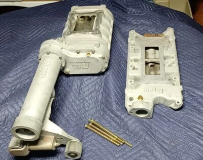 $2800 • Buy SBF Small Block Ford 289 302 Weiand 174 Supercharger / Blower With 10-Rib Setup