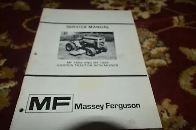 Massey Ferguson 1655 1855 Garden Tractor Service Manual CGPA  • $39.99