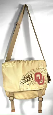 Fossil Canvas Shoulder Bag Crossbody Bag Oklahoma Sooners OU • $17.50