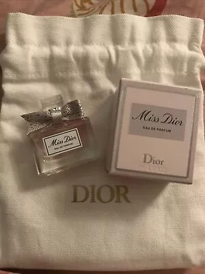 Miss Dior Eau De Parfum EDP Perfume 0.17 Oz 5ml Mini Splash Dabber New In Box • $16