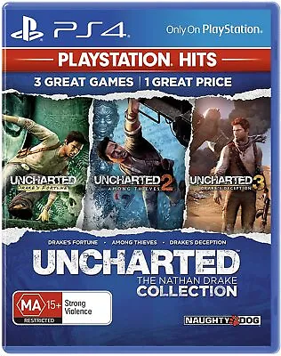 BRAND NEW Uncharted : The Nathan Drake Collection (PlayStation 4 2018) Game PS4 • $24.95