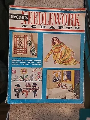 Vintage McCall's Needlework & Crafts Magazine Winter 1971 - 1972 Knit Crochet • $6.99