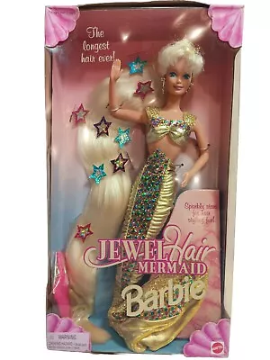 Jewel Hair Mermaid Barbie 1995 • $97.70