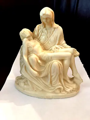 Vintage G Ruggeri Sculpture The Pieta Mary And Jesus Figurine Christian Statue • $14.95