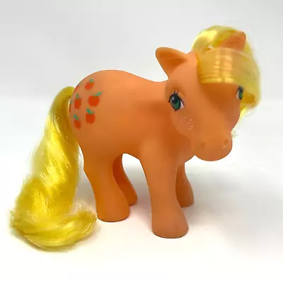 1983 Vintage My Little Pony G1 APPLEJACK Earth Pony Bow Tie Pose MLP Hasbro • $18