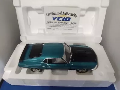 ACME@YCID 1969 FORD MUSTANG MACH 1  GULFSTREAM AQUA 1:18 #0068 Of 199 Rare • $199.99