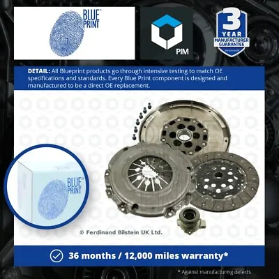 Dual Mass Flywheel DMF Kit With Clutch ADW1930121 Blue Print 55560290 6606003 • $629.06