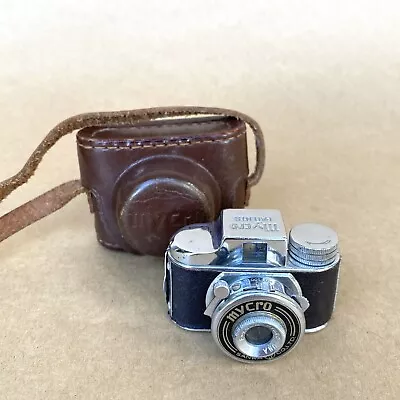 Mycro Patents Vintage Subminiature Hit Spy Film Camera  W/ 20mm 4.5 Lens & Case • $111.64