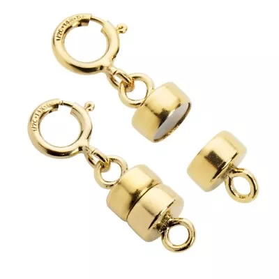 Magnetic Clasp Converter For Necklace Or Bracelet | 14K Gold 925 Or Plated • $18.95