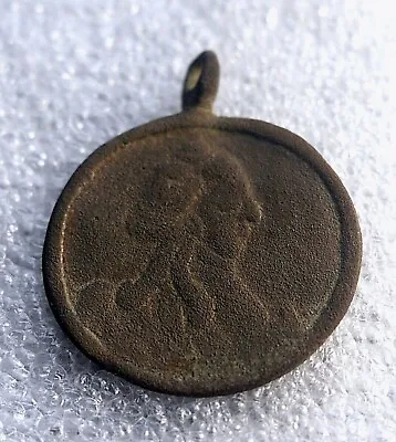Genuine Antic Dukachicon Pendant. TsarinaGreat Martyr Paraskeva XVIII AD _5558 • $21.63