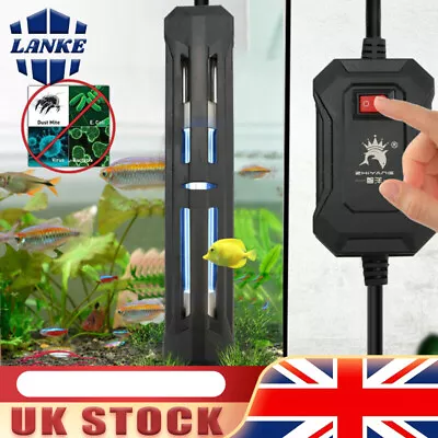 Aquarium Fish Tank UV Light Sterilizer Water Clarifier Algae Remov 220-240V 7W • £15.89