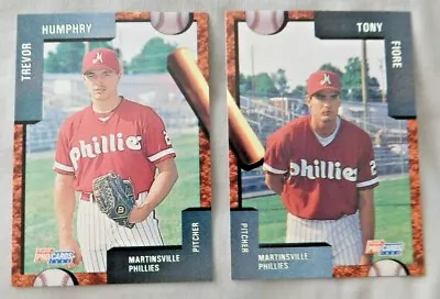 1992 Martinsville Phillies Baseball Card Pick One • $1