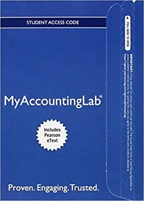 MyAccountingLab With Pearson EText -- Access Card -- For Intermediate Accounting • $89.95
