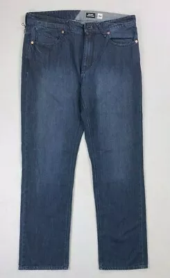 Men's Volcom Solver Rigid 16 Modern Straight Regular Rise Cotton Denim Jeans • $39.99