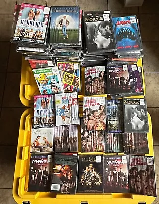 Lot Of 100 Mixed DVD Movies___MOST ARE SEALED. • $216