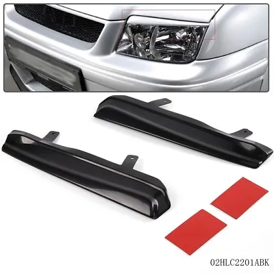 Pair Mean Look Upper Headlight Cover Eyelids Fit For VW JETTA MK4 99-05 • $7.85