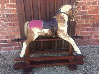 Rare Antique F.h. Ayres Rocking Horse Worldwide Ship • £550