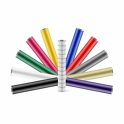 HTVRONT Permanent Vinyl For Cricut 12''x10FT 35 Colors Adhesive Vinyl Rolls • $9.97