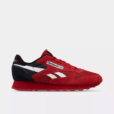 Mens Reebok Classic Leather 'Flash Red Black' GW9700 • $71.98