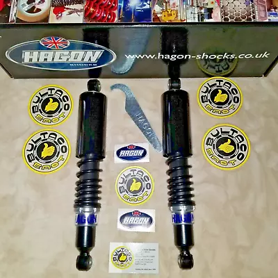 NEW In Box  HAGON TWIN SHOCKS MAICO VINTAGE AHRMA 125 250 400 501 2YR WARRANTY • $259.95