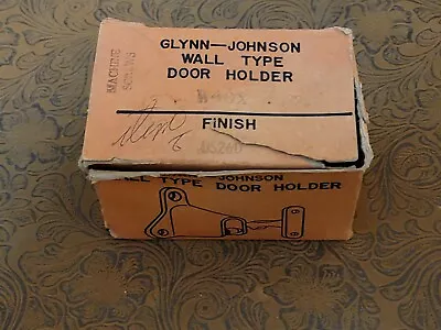 Glynn Johnson Wall Type Door Holder W40X - Nickel Finish US26D - NOS Vintage ᵱ • $8.99