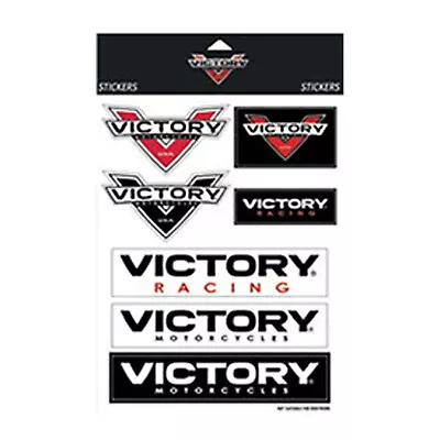 Victory Motorcycle New OEM Assorted V Logo Decal Sticker Set 2864429 • $3.89