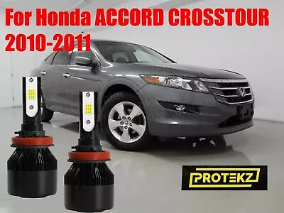 LED For ACCORD CROSSTOUR 2010-2011 Headlight Kit H11 6000K CREE Bulbs Low Beam • $25.05