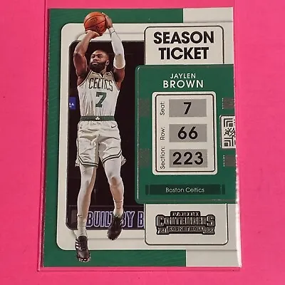 🔥🚨 Jaylen Brown Season Ticket NBA Contenders Boston Celtics #34🔥 • $0.99