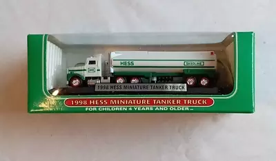 Vintage Mini Miniature Hess Truck 1998  Tanker Truck New In Box • $9.95