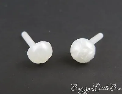 Monster High Doll Honey Swamp Frights Camera Action!  Pearl  Stud Earrings • $8.24