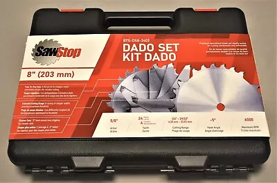 SawStop BTS-DS8-2402 8  Premium Dado Carbide Saw Blade Set Cabinet Woodwork Tool • $249.75