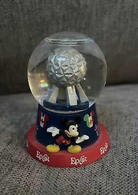 Disney World Park Epcot Spaceship Earth Mickey Mouse Mini Snow Globe Snowglobe • $10