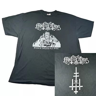 Vintage Y2K Mutiilation T-Shirt XL Black Metal Vlad Tepes Belketre Torgeist LLN • $149.99