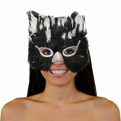 £4.49 • Buy Adult Women's Owl Masquerade Mask Fancy Dress Costume Accessory