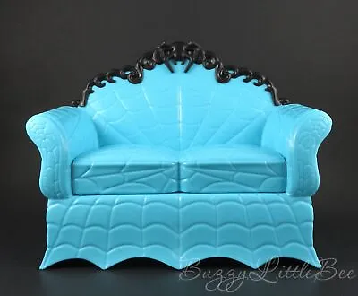Monster High Doll Coffin Bean Blue Couch Sofa Loveseat • $14.24