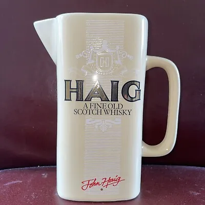£4.99 • Buy Haig Scotch Whisky Water Advertising Jug Pub Bar Very Good Condition Mancave