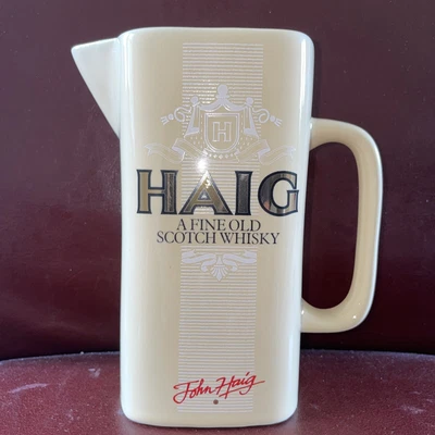 £4.99 • Buy Haig Scotch Whisky Water Advertising Jug Pub Bar Very Good Condition Mancave