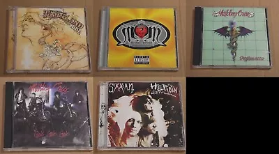 Motley Crue Sixx AM Tommy Lee Methods Of Mayhem Dr Feelgood Girls CD Lot Of 5 • $31.91