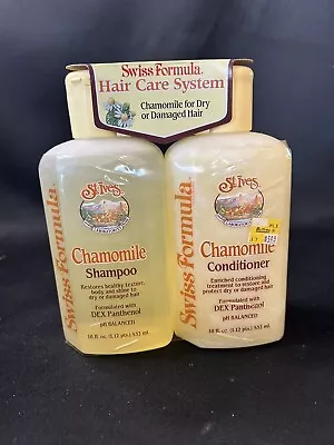 Vintage St. Ives Alpine Chamomile Shampoo & Conditioner NOS Sealed NEW • $74.99