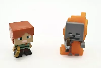 Minecraft Minifigure Netherrack Series 3 Mystery Minis Alex And Skeleton • $5.50