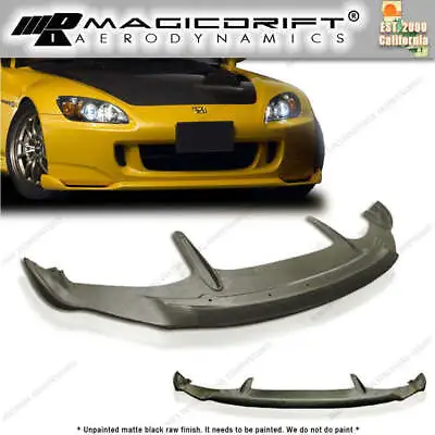 For 04-09 Honda S2000 AP2 JDM Front Bumper PU Add-on Urethane Lip MU Mugen Style • $103.49