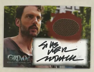 GRIMM SEASON 2 Breygent 3.5X5 MAIL IN AUTOGRAPH COSTUME CARD SILAS WEIR MITCHELL • $53.50