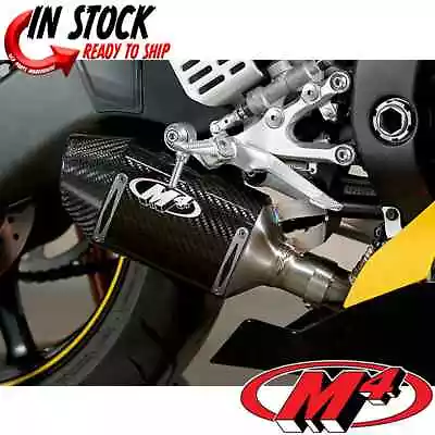 New Yamaha 2006-2020 R6 M4 Exhaust Steer Slayer Slip On Carbon Muffler  • $406