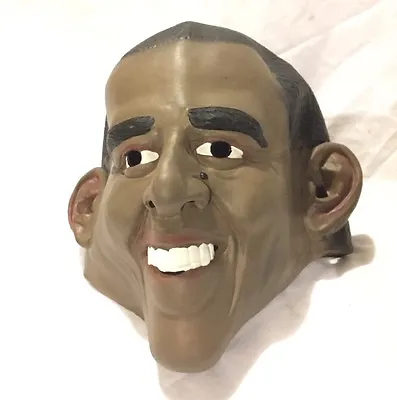 President Barack Obama Full Head Latex Face Mask Halloween 2008 Disguise Adult • $7.99