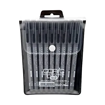Markers 9-Piece Multiliner Inking Pen Set B-2 Black (MLB2) • $34.16