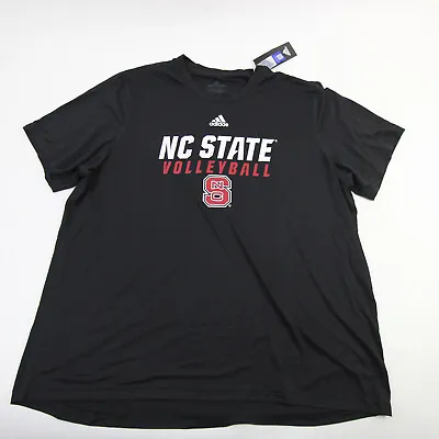 $10.50 • Buy NC State Wolfpack Adidas Climalite Short Sleeve Shirt Men's Black New